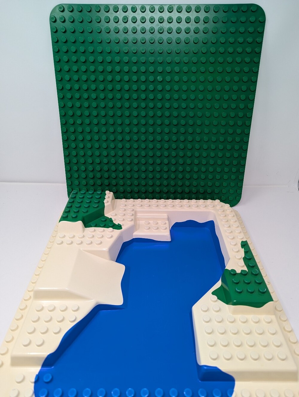 Lego Duplo Base Plates Green Raised Base Zoo Water Arctic